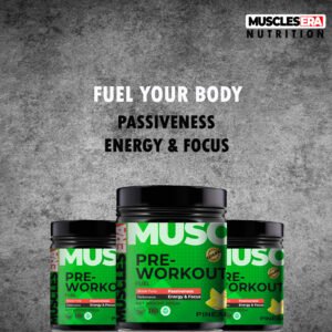 Muscles Era Pre Workout Pineapple for Energy Focus and Muscle Pump