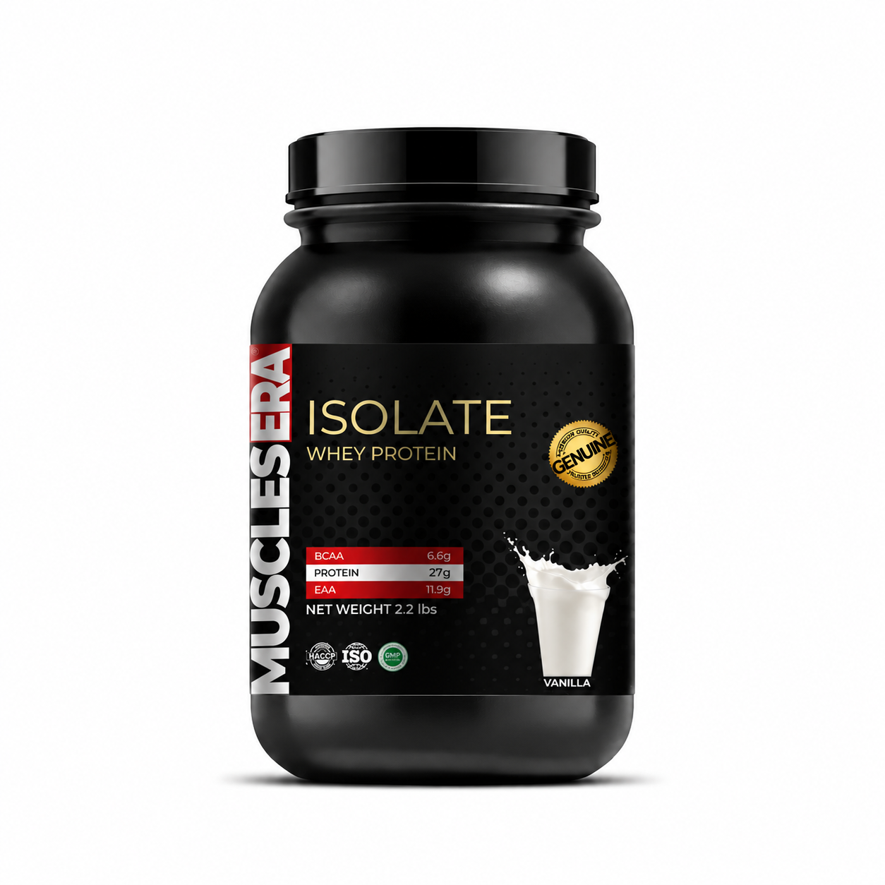 Muscles Era 100% Whey Protein Isolate 1 kg – Vanilla