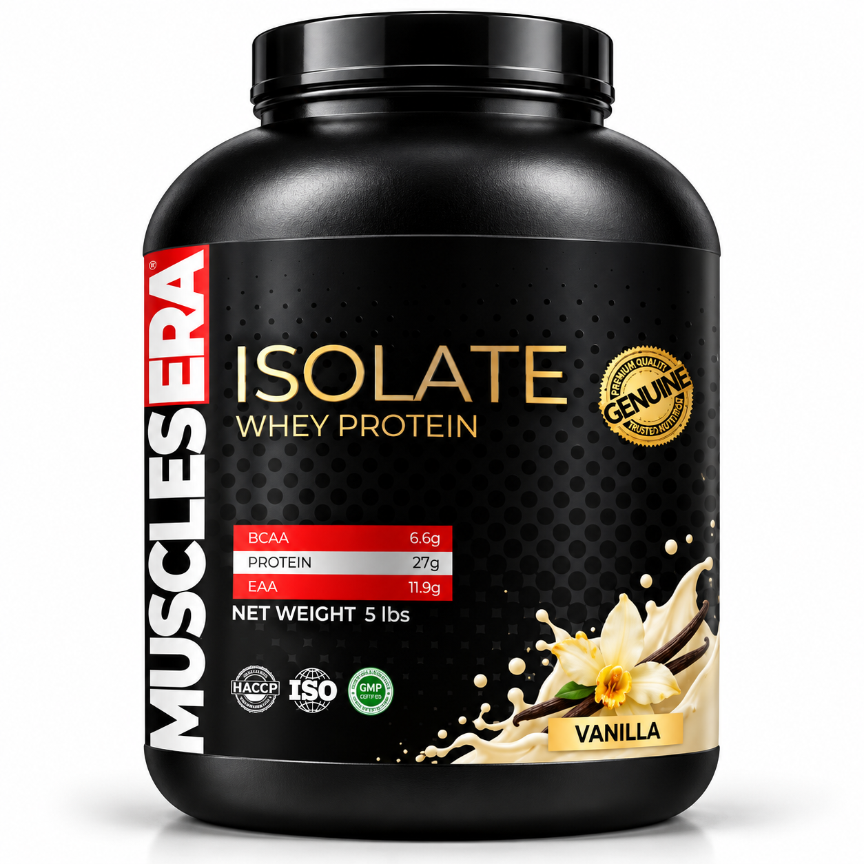 Muscles Era 100% Whey Protein Isolate 2.5 kg – Vanilla