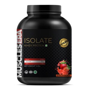 Muscles Era Whey Isolate Strawberry for Lean Muscle Growth and Recovery
