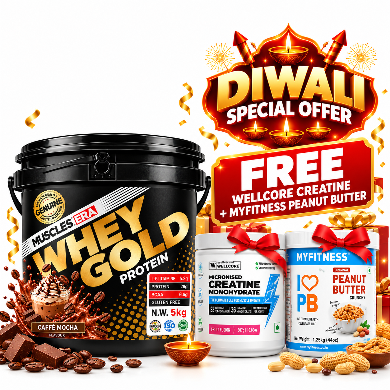Diwali Offer Whey Gold Protein